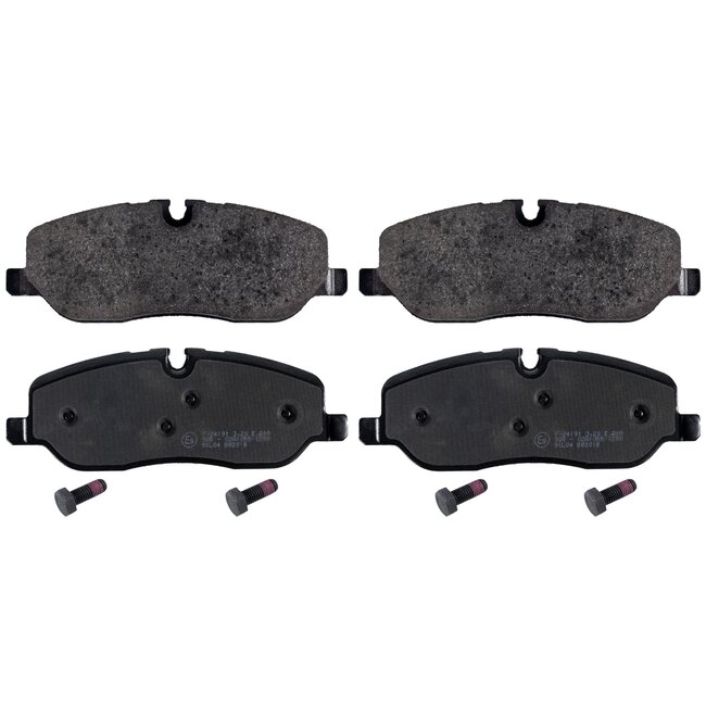 FEBI Bremsbelagsatz Länge 162,6 mm, Breite 58,7 mm, Dicke 18,2 mm - D1098-8202, 1671988M1, 83960838