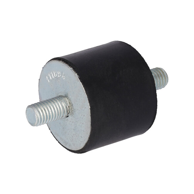 FEBI Gummi-Metall-Puffer Ø 50 mm, Außengewinde M12 x 1,5, Länge 20 mm - 70305823, 324842, 6850149, Typ A 50x41x20