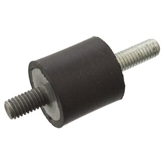 FEBI Gummi-Metall-Puffer Ø 19 mm, Außengewinde M6 x 1, Länge 17 mm