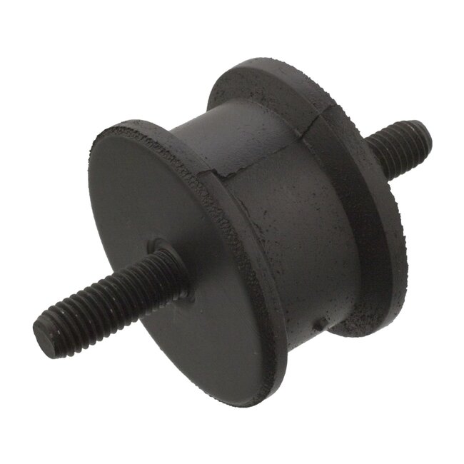 FEBI Gummi-Metall-Puffer Ø 58 mm, Außengewinde M10 x 1,5, Länge 27 mm - 347 504 00 12, Typ TA 58x30x27