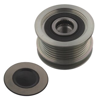 FEBI Freilaufriemenscheibe Ø 61 mm, innen Ø 17 mm, 6 Rippen