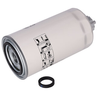 FEBI Kraftstofffilter Ø 95 mm, Gewinde 1" - 14 UNF, Höhe 201 mm