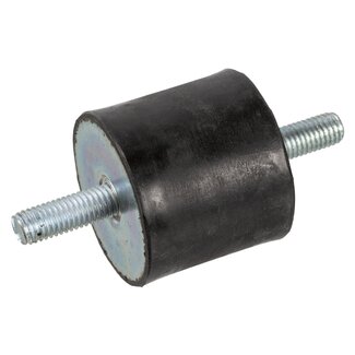 FEBI Gummi-Metall-Puffer Ø 50 mm, Außengewinde M10 x 1,5, Länge 28 mm