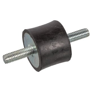 FEBI Rubber-metal buffer Ø 25 mm, length 18 mm, height 20 mm