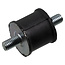 FEBI Rubber-metal buffer Ø 30 mm, length 14 mm, height 53 mm - 1 388 070, Typ A 54x30x25