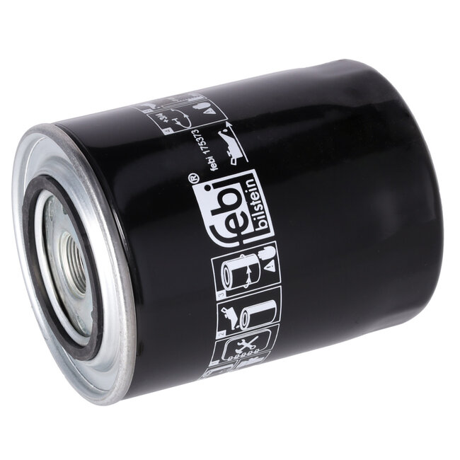 FEBI Motoroliefilter Ø 108 mm, hoogte 144,2 mm, draad M24 x 1,5 - 162000070700, 162000070762, 47108985, LF3783, LF0378300