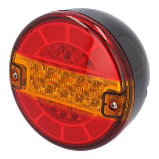 FEBI Rear light Ø 140 x 80 mm, 12 / 24 V, right