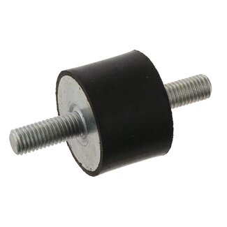 FEBI Gummi-Metall-Puffer Ø 40 mm, Außengewinde M10 x 1,5, Länge 26 mm