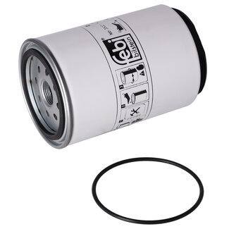FEBI Kraftstofffilter Ø 110 mm, Gewinde 1" - 14 UNS, Höhe 160 mm