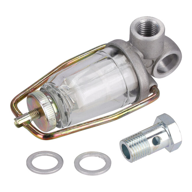 FEBI Brandstoffilter draad M14 x 1,5, hoogte 112,5 mm - 73153815, 00 0009 905 7, 000 477 00 02, 000 092 36 01, 000 092 79 01
