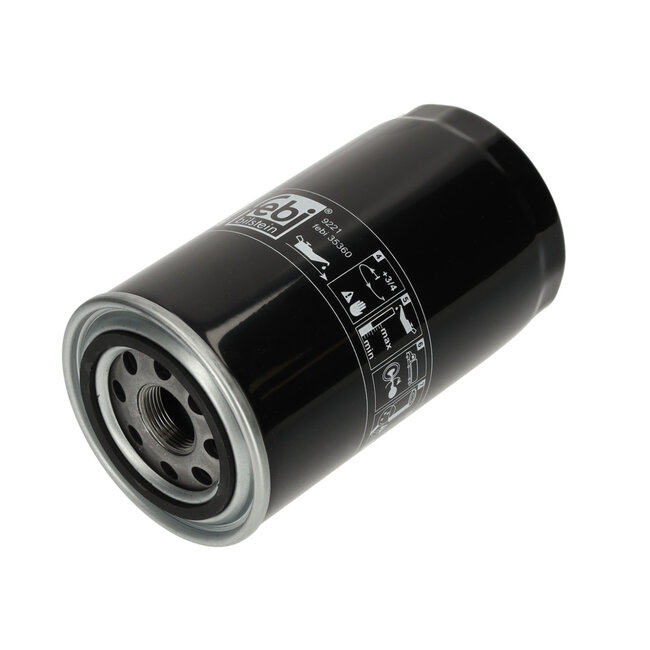 FEBI Ölfilter Ø 95 mm, Gewinde 1" x 16, Höhe 177 mm - 72501532, 72516556, 72516594, 1240388H1, 1258952 H1, 161 625, 47368538