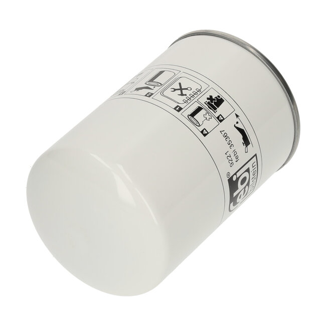 FEBI Kraftstofffilter Ø 77,5 mm, Höhe 125 mm, M16 x 1,5 - 6005000788, 6005025488, FF5074, FF0507400