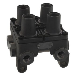 FEBI Vierkreisschutzventil M16 x 1,5, M22 x 1,5 Mercedes-Benz MB Trac