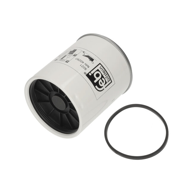 FEBI Kraftstofffilter Ø 112 mm, Ø 107 mm, Gewinde 1" - 20863193, 32/925218, 74 21 380 403, 74 20 851 191, 21380408, 20853583