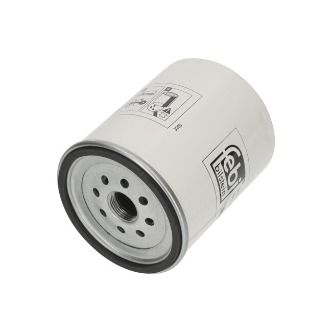 FEBI Kraftstofffilter Ø 112 mm, Ø 107 mm, Gewinde 1" - 20863193, 32/925218, 74 21 380 403, 74 20 851 191, 21380408, 20853583