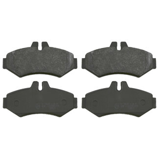 Bremsbelagsatz Länge 125,9 mm, Breite 61,9 mm, Dicke 18,8 mm