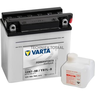 Varta Battery POWERSPORTS Freshpack 12 V, 7 Ah, 74 A, 136 x 76 x 134 mm