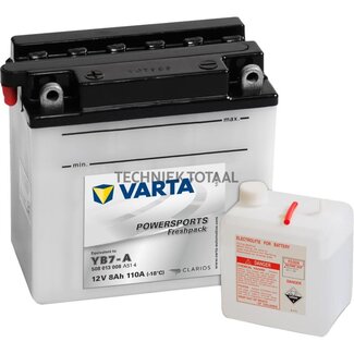 Varta Battery POWERSPORTS Freshpack 12 V, 8 Ah, 110 A, 137 x 76 x 134 mm