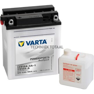 Varta Battery POWERSPORTS Freshpack 12 V, 12 Ah, 160 A, 136 x 82 x 161 mm