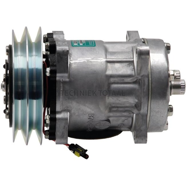 SANDEN Klimakompressor SD7H15 12 V, Riemenscheibe Ø 148 mm, 2 Nuten | 04437338, 04411400, SD7H15-8091
