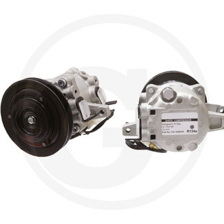AKS-Dasis Klimakompressor 12 V, Riemenscheibe-Ø 118 mm, 1 Nut Kubota