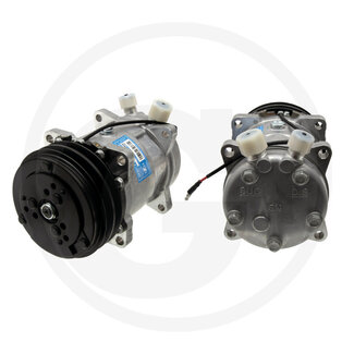 GRANIT Klimakompressor 12 V, Riemenscheibe-Ø 132 mm, 2 Nuten New Holland