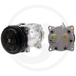 GRANIT Klimakompressor 12 V, Riemenscheibe-Ø 132 mm, 2 Nuten Landini