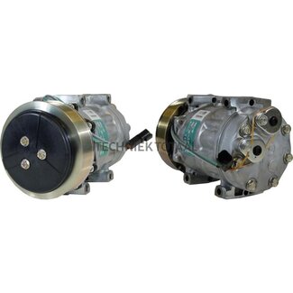 SANDEN Aircocompressor 24 V, poelie-Ø 132 mm, 8 groeven Volvo CE / BM