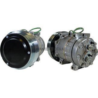 SANDEN Aircon compressor 24 V, pulley-Ø 152 mm, 8 grooves, 180 ccm oil