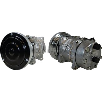 SANDEN Aircocompressor 12 V, R 134a, poelie-Ø 138 mm, 1 groef