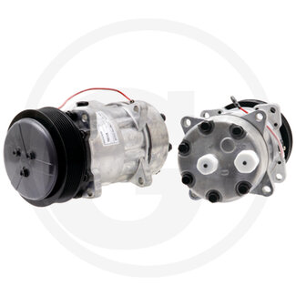 GRANIT Klimakompressor 12 V, Riemenscheibe Ø 132 mm, 8 Nuten