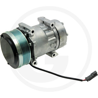 GRANIT Aircocompressor 12 V, poelie-Ø 133 mm, 8 groeven