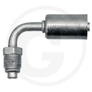 WAECO Kupplung 90° Gr.8 DN10, 3/4" - 18UNF-2A, A 32 mm, B 48 mm