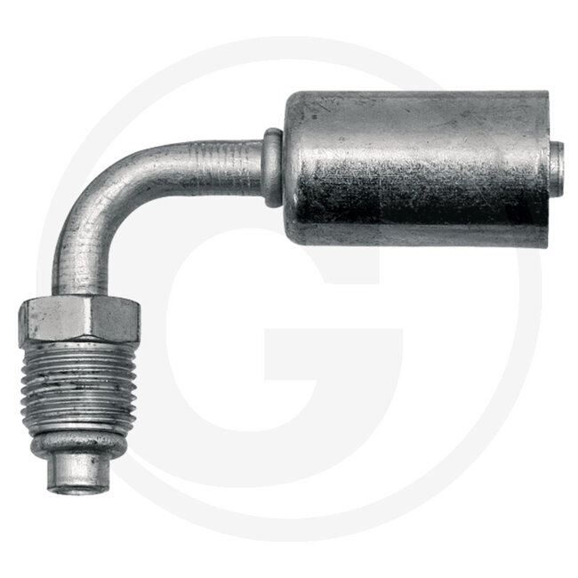 WAECO Kupplung 90° Gr.8 DN10, 3/4" - 18UNF-2A, A 32 mm, B 48 mm | 8881400167
