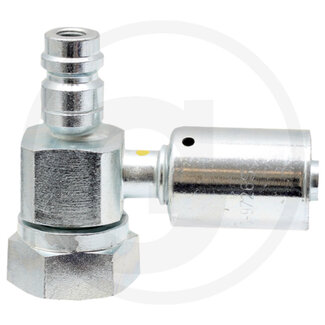 WAECO Kompressor Anschluss 90° 1" - 14UNS-2B, DN10, 24 mm