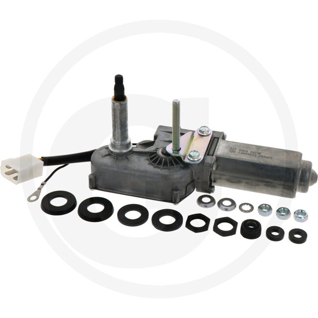 GRANIT Wischermotor Frontscheibe 12 V, M16 x 1 John Deere 5065M - 5105M | RE287333, 31703602CI0E