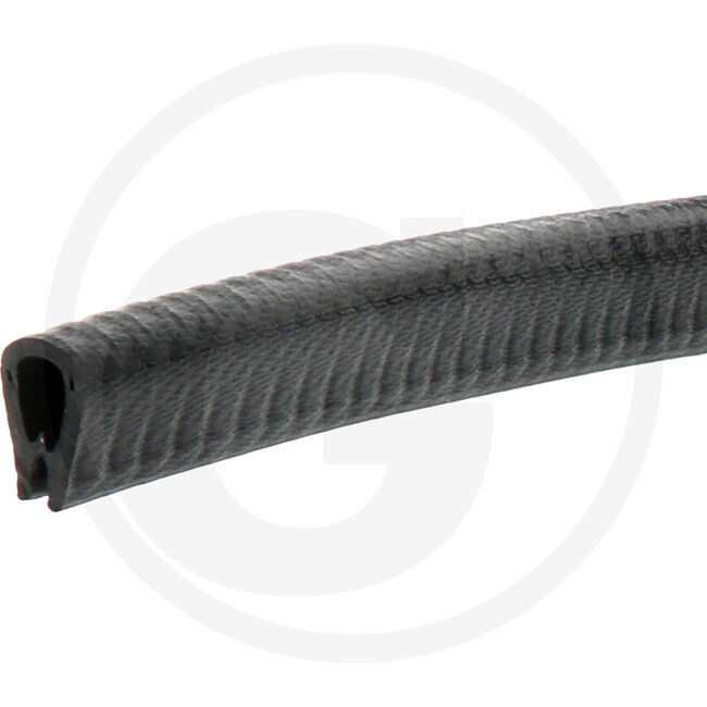 GRANIT Raamrubber klembereik 1 - 4 mm, h 17 x b 10 mm - 100 meter