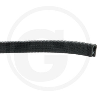 GRANIT Raamrubber klembereik 2 - 5 mm, h 14,5 x b 10,5 mm - 100 meter
