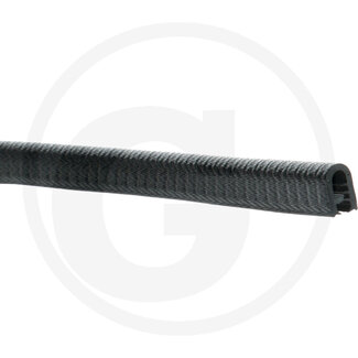 GRANIT Raamrubber klembereik 2 - 5 mm, h 14,5 x b 10,5 mm - 25 meter