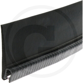 GRANIT Raamrubber klembereik 2 - 4 mm, h 58,3 x b 26,6 mm - 25 meter