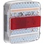 GRANIT LED Heckleuchte links 98 x 108 x 30 mm, 12 / 24 V, 14 LED's