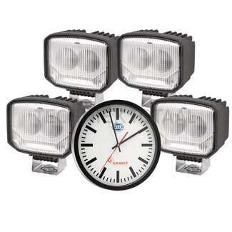 HELLA LED werklampenset breedstraler 12 W, 1000 lm, 112 x 127 x 87 mm