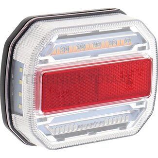 GRANIT LED achterlicht rechts 118 x 93 x 64 mm, 12 / 24 V, 42 LED's