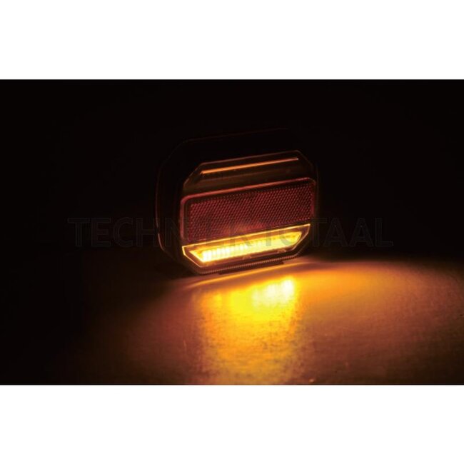 GRANIT LED achterlicht rechts 118 x 93 x 64 mm, 12 / 24 V, 42 LED's