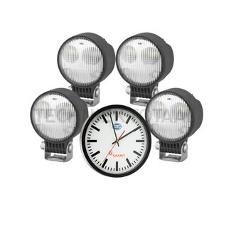 HELLA LED work light set flood beam 12 W, 1000 lm, Ø 83 x 64 mm