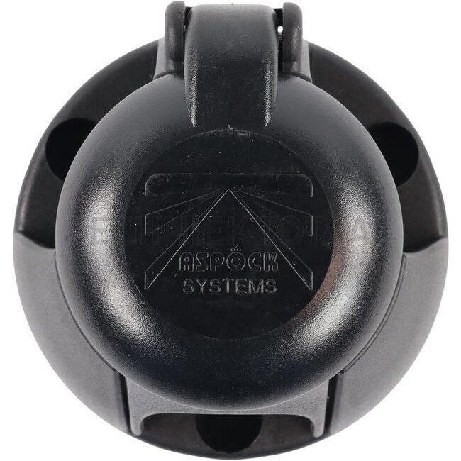 GRANIT Socket 7-pin 6 - 12 V, round, DIN/ISO 1724 N, blade terminal 6,3