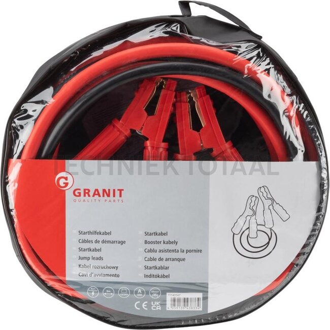 GRANIT Startkabel 50 mm², 550 A, 5,0 m, 12 / 24 V