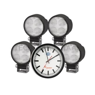 HELLA LED work light set flood beam 19 W, 1850 lm, 83 x 114 x 64 mm