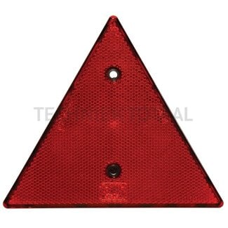 ASPÖCK Driehoekige reflector rood geschroefd 160 x 140 mm