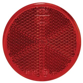 ASPÖCK Reflector round Ø 60 mm red bonded